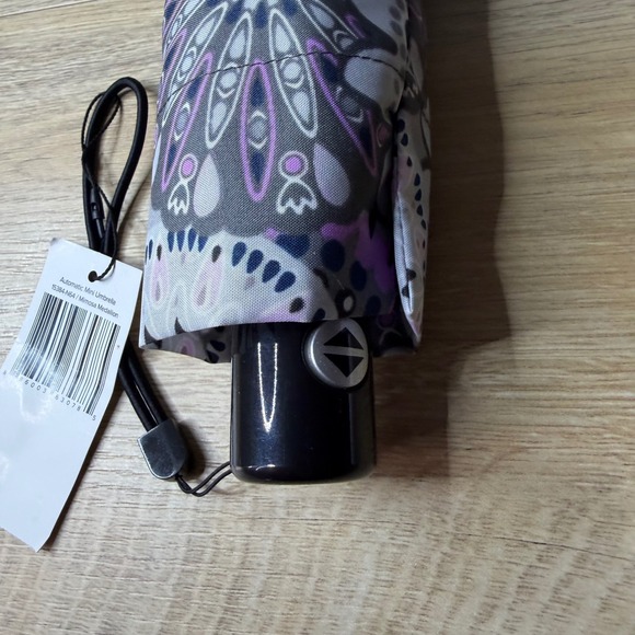 Vera Bradley Automatic Mini Umbrella Mimosa Medallion Travel Compact NWT - Picture 3 of 4